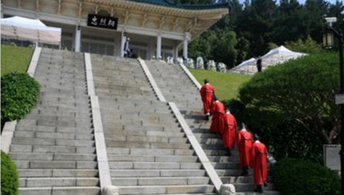 충렬사 제향봉행 모습 이미지