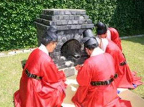 충렬사 제향봉행 모습 이미지