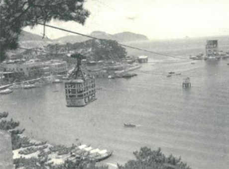 1964년에 설치된 케이블카 이미지