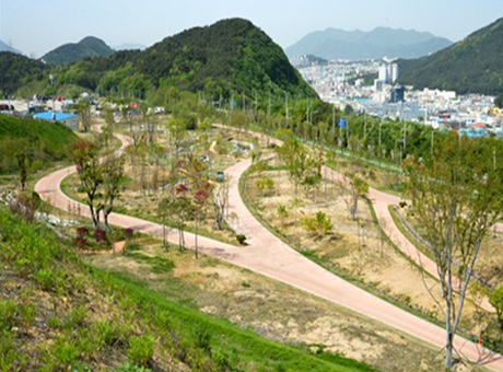 해운대수목원의 조성모습 이미지2