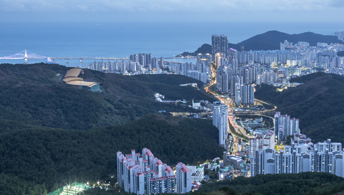 황령산유원지의 경치 이미지