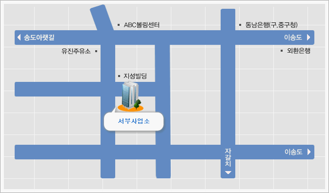 서부사업소 찾아오시는길