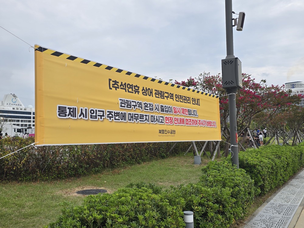상어보러 몰린 시민들... 북항 친수 공원, 안전도 함께 지켜 대표이미지
