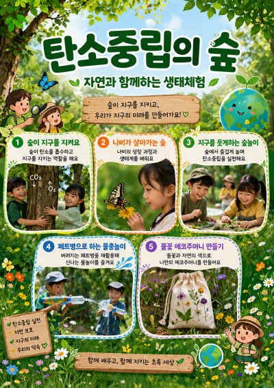(해운대수목원) 탄소중립의 숲 - 꿈채움(초등주말가족숲) 이미지