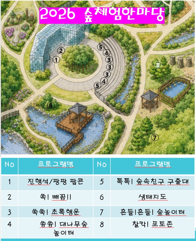 【화명수목원】2026 숲체험한마당 이미지