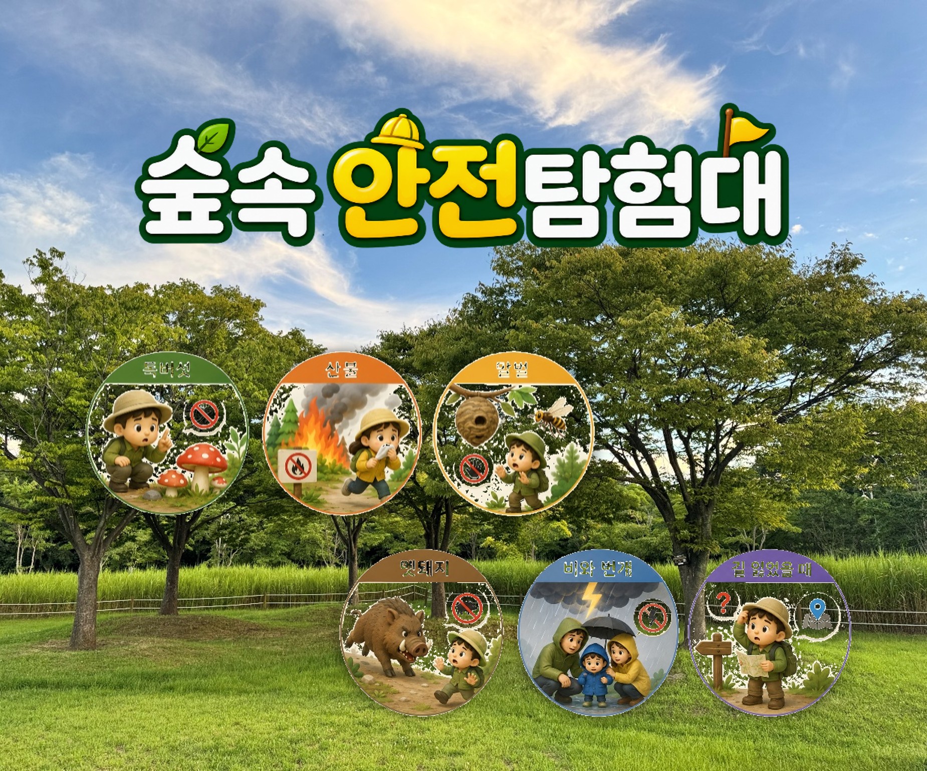(8/30) 숲속 안전탐험대 이미지