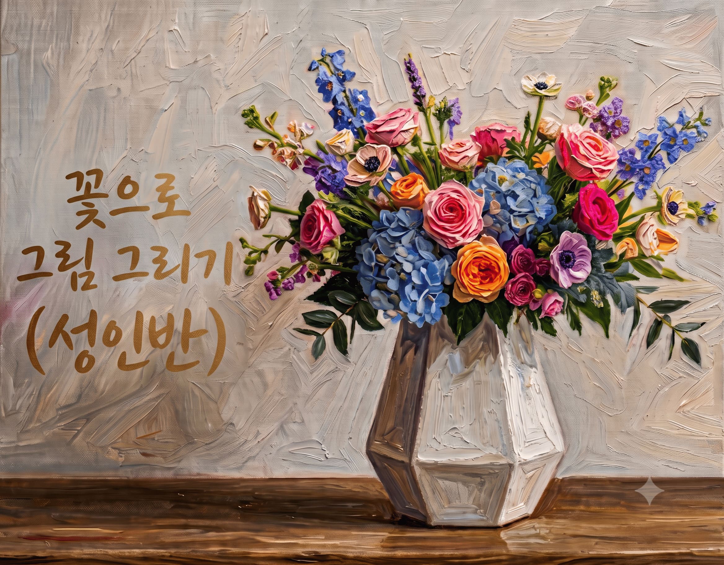 [STORY 知][도모헌 여름 특강] 꽃으로 그림 그리기(성인반) 이미지