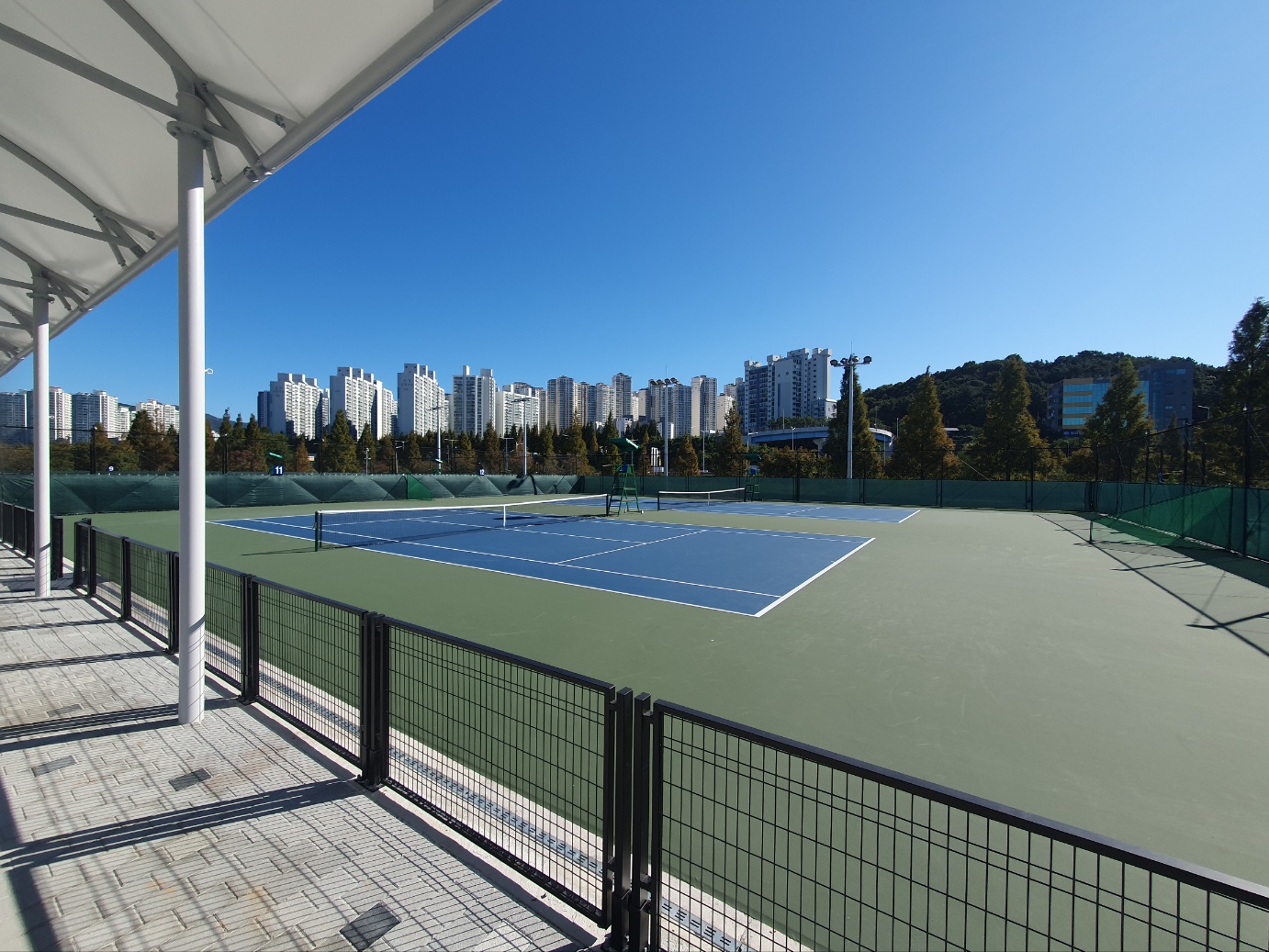 낙동강관리본부 - 야간테니스장(동절기) 이미지