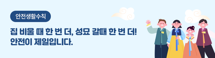 2025 설 연휴 / 안전하고 즐거운 설 연휴 보내세요