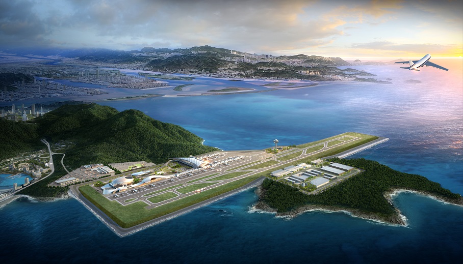 Gadeokdo New Airport view map