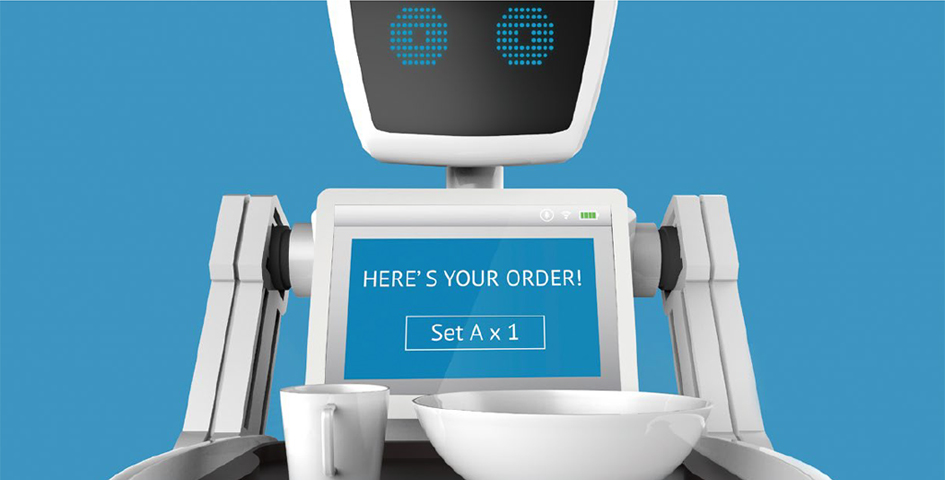 Robot image HERE'S YOUR ORDER! Set A X 1