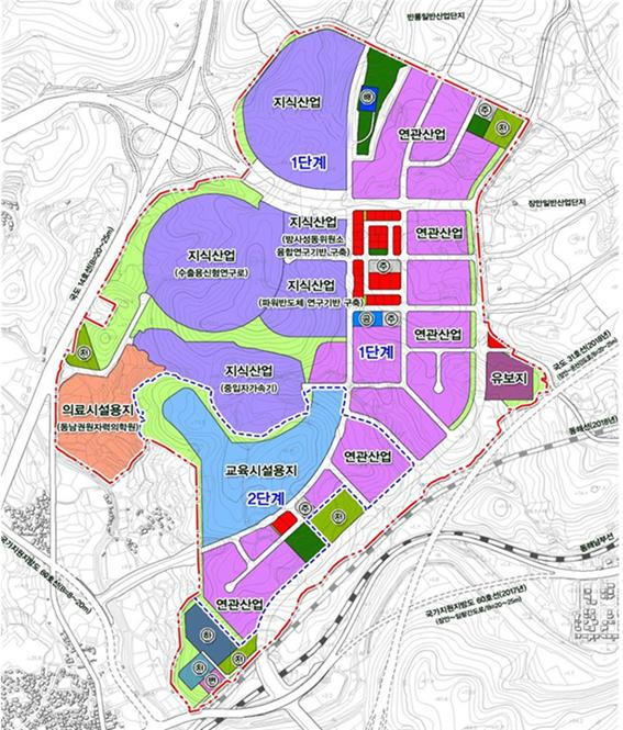 동남권 방사선의･과학산업단지 토지이용계획