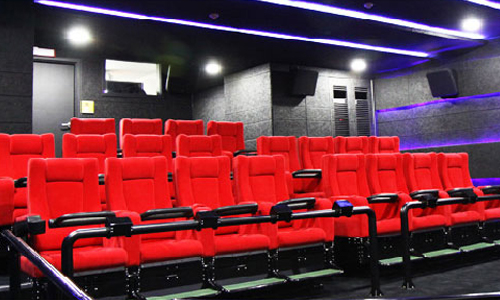 4-D film theater