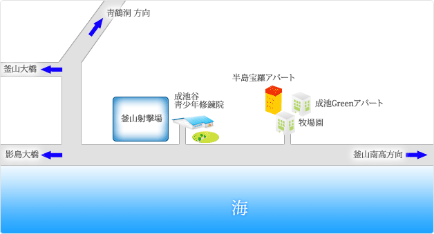 釜山射撃場 行き方