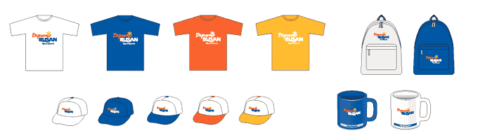 슬로건 활용안:티셔츠, 가방, 모자, 머그컵