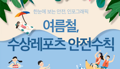 여름철, 수상레포츠 안전수칙