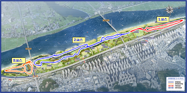 자전거탐방길 1코스, 2코스, 3코스 이미지